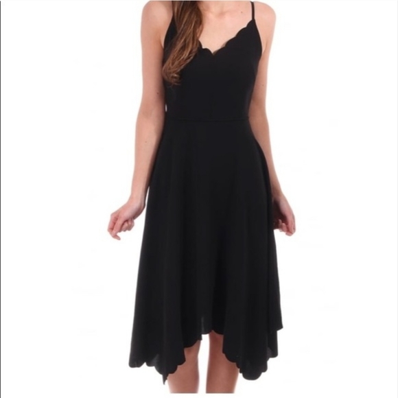 Ted Baker London Scallop Simbah Asymmetric Dress - Picture 8 of 12